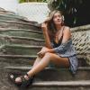 imageAOSPHIRAYLIAN Chunky Heeled Sandals for Womens Bohemian Cutout Open Toe Summer Block Heeled Party SandalsBlacker