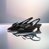 imageAOSPHIRAYLIAN Kitten Heels for Women Sandals Black Heels Womens Pumps Low Heel Dress Shoes for Women Wedding Slingback Heels Pointed Toe HeelsBlack