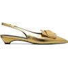 imageAOSPHIRAYLIAN Kitten Heels for Women Sandals Black Heels Womens Pumps Low Heel Dress Shoes for Women Wedding Slingback Heels Pointed Toe HeelsGold