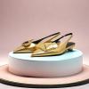 imageAOSPHIRAYLIAN Kitten Heels for Women Sandals Black Heels Womens Pumps Low Heel Dress Shoes for Women Wedding Slingback Heels Pointed Toe HeelsGold