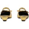 imageAOSPHIRAYLIAN Kitten Heels for Women Sandals Black Heels Womens Pumps Low Heel Dress Shoes for Women Wedding Slingback Heels Pointed Toe HeelsGold
