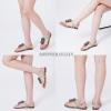 imageAOSPHIRAYLIAN Women Flat Sandals Green Rose Open Toe Casual Thongs Summer Beach Party Dress Wedding Shoes Flip FlopGreen