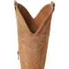 imageAOSPHIRAYLIAN Womens Knee High Boots for Women Pointed Toe Cowboy Cowgirl Boots with Embroidery Pull On Chunky Block High Heel Western BootsBrownsuede