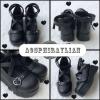 imageAOSPHIRAYLIAN Womens Mary Jane Shoes Round Toe Buckle Ankle TStrap Goth Platform Pumps Oxford Shoes for WomenBblack Pufba