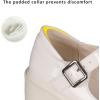 imageAOSPHIRAYLIAN Womens Mary Janes Shoes Round Toe Platform Ankle Strap Chunky Heel Pink Uniform Dress ShoesWhite