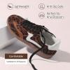 imageAOSPHIRAYLIAN Sneakers for Women Platform Womens Fashion Slip on Sneakers Lace up Comfortable Trendy ShoesLeopard