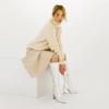 imageAOSPHIRAYLIAN Knee High Boots Chunky Heel Wide Calf Knee High Boots for Women Pointed Toe with Zipper Block Heel Fashion Dress Womens ShoesApricot