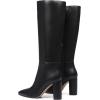 imageAOSPHIRAYLIAN Knee High Boots Chunky Heel Wide Calf Knee High Boots for Women Pointed Toe with Zipper Block Heel Fashion Dress Womens ShoesBlackmatte