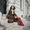 imageAOSPHIRAYLIAN Knee High Boots Chunky Heel Wide Calf Knee High Boots for Women Pointed Toe with Zipper Block Heel Fashion Dress Womens ShoesBurgundy