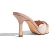 image:imageAOSPHIRAYLIAN High Heels Mules for Women Open Toe Slip on Stiletto Heels for Women Round Toe Heeled Mule Sandals Comfortable Peep Toe Sandals Women Wedding Party Summer Dress ShoesNude
